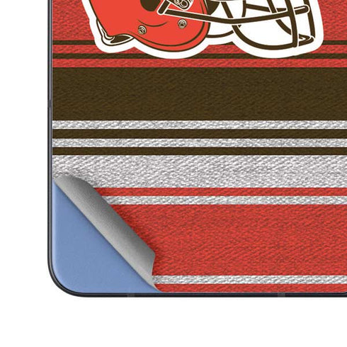 NFL Cleveland Browns Trailblazer Galaxy Z Fold5 5G Skin